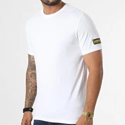 Les meilleures critiques de 😀 Tee 👕 Shirt Devise MTS0982 Blanc de Barbour International 👍