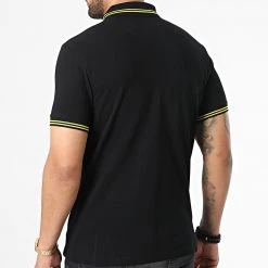 Grosses soldes ✨ Polo Manches Courtes Essential MML0975 Noir de Barbour International 👏 -Skr Soldes barbour international 333304 MML0975 BK31 20220819T141849 04