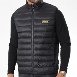 Bon marché 👍 Doudoune Sans Manches Racer Reed MGI0170 Noir de Barbour International ✔️