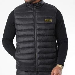 Bon marché 👍 Doudoune Sans Manches Racer Reed MGI0170 Noir de Barbour International ✔️ -Skr Soldes barbour 336473 MGI0170 BLACK 20220926T150806 03
