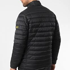 Nouveau 🌟 Doudoune Racer Noir de Barbour International 😍 -Skr Soldes barbour 341057 MQU1588 BLACK 20221021T155713 04