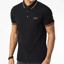 Acheter 💯 Polo Manches Courtes Noble Noir de Barbour International 🤩