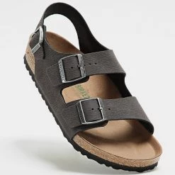 Remise 🔔 Sandales Femme Milano Vegan Black de Birkenstock ✔️