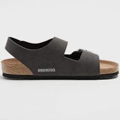 Remise 🔔 Sandales Femme Milano Vegan Black de Birkenstock ✔️ -Skr Soldes birkenstock 314042 1023035 BLACK 20220412T160402 03