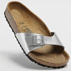 Sortie 👍 Sandales Femme Madrid Silver de Birkenstock ⭐