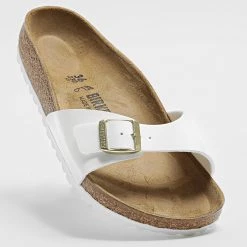 Tout neuf 😉 Sandales Femme Madrid Patent White de Birkenstock 🌟