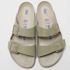 Coupon 🎉 Sandales Arizona Vert Kaki de Birkenstock 🔔 -Skr Soldes birkenstock 316975 1022493 FADED KHAKI 20220510T161752 04
