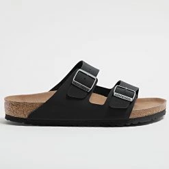 Vente flash ❤️ Sandales Arizona BS Vegan Noir de Birkenstock 🎉 -Skr Soldes birkenstock 320143 1019115 VEGAN BLACK 20220614T161209 03