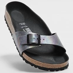 Top 10 👏 Sandales Femme Madrid BS Noir Iridescent de Birkenstock ✔️
