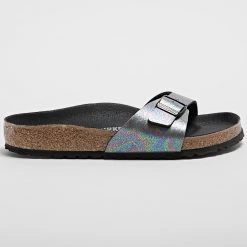 Top 10 👏 Sandales Femme Madrid BS Noir Iridescent de Birkenstock ✔️ -Skr Soldes birkenstock 320146 1021352 BLACK 20220519T160309 03
