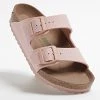 Tout neuf ⭐ Sandales Femme Arizona Rivet Logo Vegan Rose de Birkenstock ⭐ -Skr Soldes birkenstock 320148 1021408 SOFT PINK 20220519T160034 01