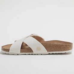 Offres 🌟 Sandales Femme Siena II Rivet Logo Vegan Blanc de Birkenstock 🔔 -Skr Soldes birkenstock 320150 1021554 EGGSHELL 20220519T155930 03