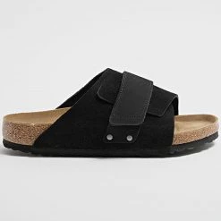 Coupon 💯 Sandales Kyoto Noir de Birkenstock 🎉 -Skr Soldes birkenstock 320154 1022350 NUBUCK BLACK 20220519T160003 03