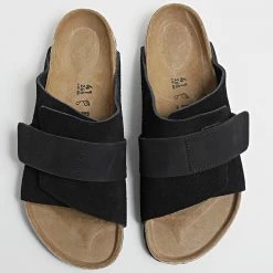 Coupon 💯 Sandales Kyoto Noir de Birkenstock 🎉 -Skr Soldes birkenstock 320154 1022350 NUBUCK BLACK 20220519T160005 04