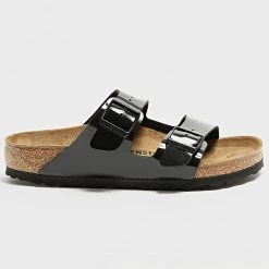 Vente flash ✔️ Sandales Femme Arizona BS Black Patent de Birkenstock 🔥 -Skr Soldes birkenstock 323140 1005291 20220609T155206 03