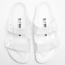 Meilleur prix 🧨 Sandales Femme Arizona EVA White de Birkenstock ✔️ -Skr Soldes birkenstock 328580 129443 20220805T113855 04