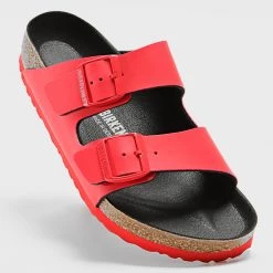 Nouveau 🔔 Sandales Arizona BS Active Red de Birkenstock 🎉