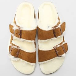 Grosses soldes ⌛ Sandales Arizona Shearling Mink de Birkenstock 🔥 -Skr Soldes birkenstock 335228 1001135 MINK 20220909T161407 04
