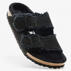 Budget 🥰 Sandales Arizona Shearling Black de Birkenstock ✔️