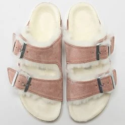 Acheter 🔥 Sandales Arizona Shearling Pink Clay de Birkenstock 🥰 -Skr Soldes birkenstock 335241 1023258 PINK CLAY 20220909T161346 04