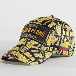 Remise ⌛ Casquette Plata Print Noir Jaune de Skr 😀