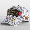 Budget 😉 Casquette Plata O Plomo Print Blanc Rouge de Skr 🤩