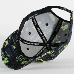 Les meilleures critiques de ⌛ Casquette Make Money Print Noir Jaune de Skr 😉 -Skr Soldes classic series 244873 MK PRINT YELLOW BLUE 20201229T161105 03