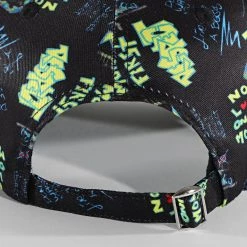 Les meilleures critiques de ⌛ Casquette Make Money Print Noir Jaune de Skr 😉 -Skr Soldes classic series 244873 MK PRINT YELLOW BLUE 20201229T161107 04