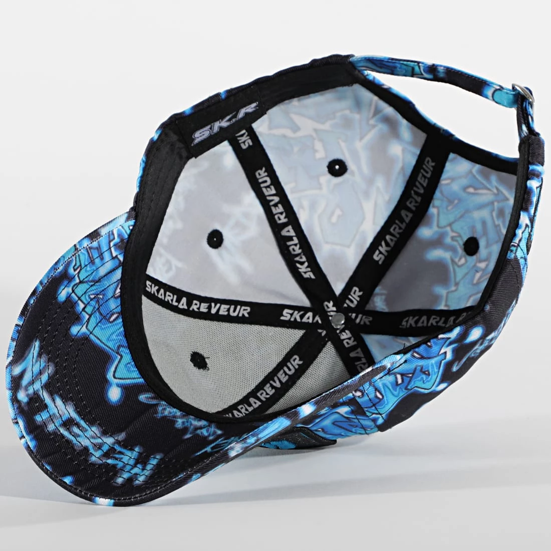 Bon marché 🥰 Casquette El Patron Print Bleu Clair de Skr 🌟 5 Bon marché 🥰 Casquette El Patron Print Bleu Clair de Skr 🌟 – Image 3