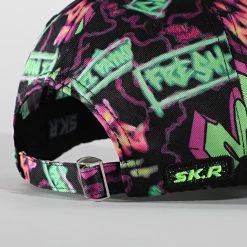 Promo 🔔 Casquette Plata O Plomo Print Vert Noir de Skr ✔️ -Skr Soldes classic series 245772 PLT PRINT FLASH CARTEL 20210106T160259 04