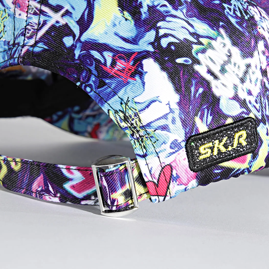 Meilleure affaire 🔔 Casquette Plata O Plomo Print Violet Bleu de Skr ✨ 6 Meilleure affaire 🔔 Casquette Plata O Plomo Print Violet Bleu de Skr ✨ – Image 4