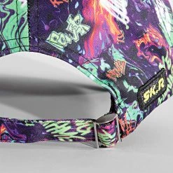 Vente flash 👍 Casquette El Patron Print Violet Vert de Skr 🛒 -Skr Soldes classic series 276687 PTRN PRINT JOK R 20210804T091703 03