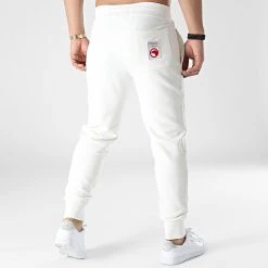 Grosses soldes ✔️ Pantalon Jogging Diego Blanc de Compagnie de Californie 🔔