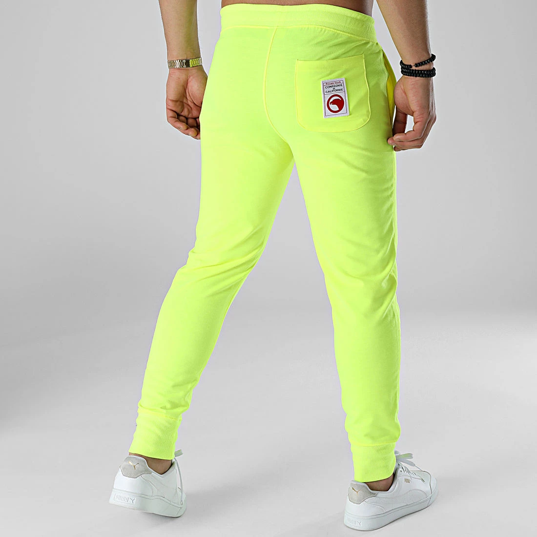 De gros 🎉 Pantalon Jogging Diego Jaune Fluo de Compagnie de Californie 👏 3 De gros 🎉 Pantalon Jogging Diego Jaune Fluo de Compagnie de Californie 👏