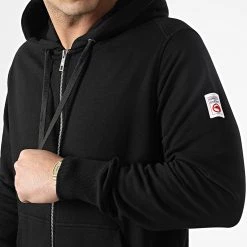 De gros 🧨 Sweat Zippé Capuche New Cupertoni Noir de Compagnie de Californie 🔥