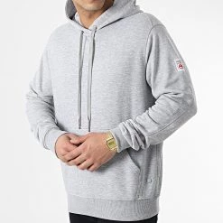 Vente flash 🛒 Sweat Capuche Sacramento Gris Chiné de Compagnie de Californie 🥰 -Skr Soldes compagnie de californie 307536 SAC M 03 20220307T161413 03