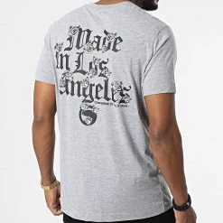 Les meilleures critiques de ✔️ Tee 👚 Shirt Made In Roses Gris Chiné de Compagnie de Californie 🥰