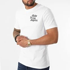 Sortie 🤩 Tee 👕 Shirt HOL26-M Blanc de Compagnie de Californie 🎁 -Skr Soldes compagnie de californie 320506 HOL26 M 02 20220531T145316 03