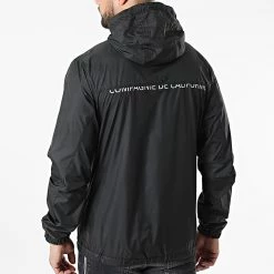 Tout neuf ✔️ Coupe-Vent Capuche Wind Noir de Compagnie de Californie ✨ -Skr Soldes compagnie de californie 320515 WIND M 01 20220614T145033 04