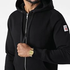 Promo 🧨 Sweat Zippé Capuche New Cupertino Noir de Compagnie de Californie 🧨