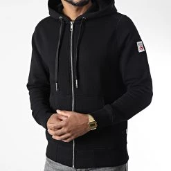 Promo 🧨 Sweat Zippé Capuche New Cupertino Noir de Compagnie de Californie 🧨 -Skr Soldes compagnie de californie 342795 NCUP N 01 20221020T154919 03