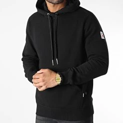 Coupon ❤️ Sweat Capuche SAC-N Noir de Compagnie de Californie ✔️ -Skr Soldes compagnie de californie 346063 SAC N 01 20221028T121428 03