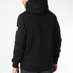 Coupon ❤️ Sweat Capuche SAC-N Noir de Compagnie de Californie ✔️ -Skr Soldes compagnie de californie 346063 SAC N 01 20221028T121429 04