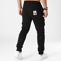 Bon marché 🔔 Pantalon Cargo ING-N Noir de Compagnie de Californie 🌟