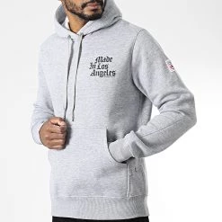 Coupon ⭐ Sweat Capuche SAC26-N Gris Chiné de Compagnie de Californie 🎁 -Skr Soldes compagnie de californie 346244 SAC26 N 03 20221031T140903 03