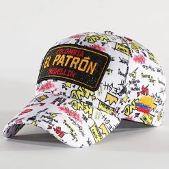 Promo 😍 Casquette El Patron Plaque Blanc de Skr ✔️