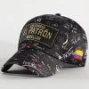 Le moins cher 😉 Casquette El Patron Plaque Noir de Skr 👏 -Skr Soldes lacrim 229644 PTRN1 PRINT BLACK 20200910T172506 01