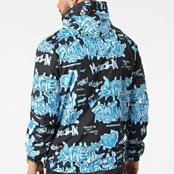 Budget 🛒 Coupe-vent Capuche El Patron Noir Bleu Clair de Skr 🤩 -Skr Soldes none 317639 ART0376 BLUE 20220509T152838 04