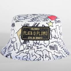 Coupon 🎁 Bob Enfant Plata O Plomo Print Blanc Doré de Skr 🎉
