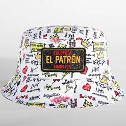 Meilleur prix 🛒 Bob Enfant El Patron Print Blanc Jaune de Skr 🎁